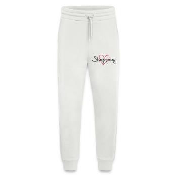 shopping Herz Ich liebe shopping Geschenk - Jogginghose - made by SPREAD - OFF WHITE - Vorne