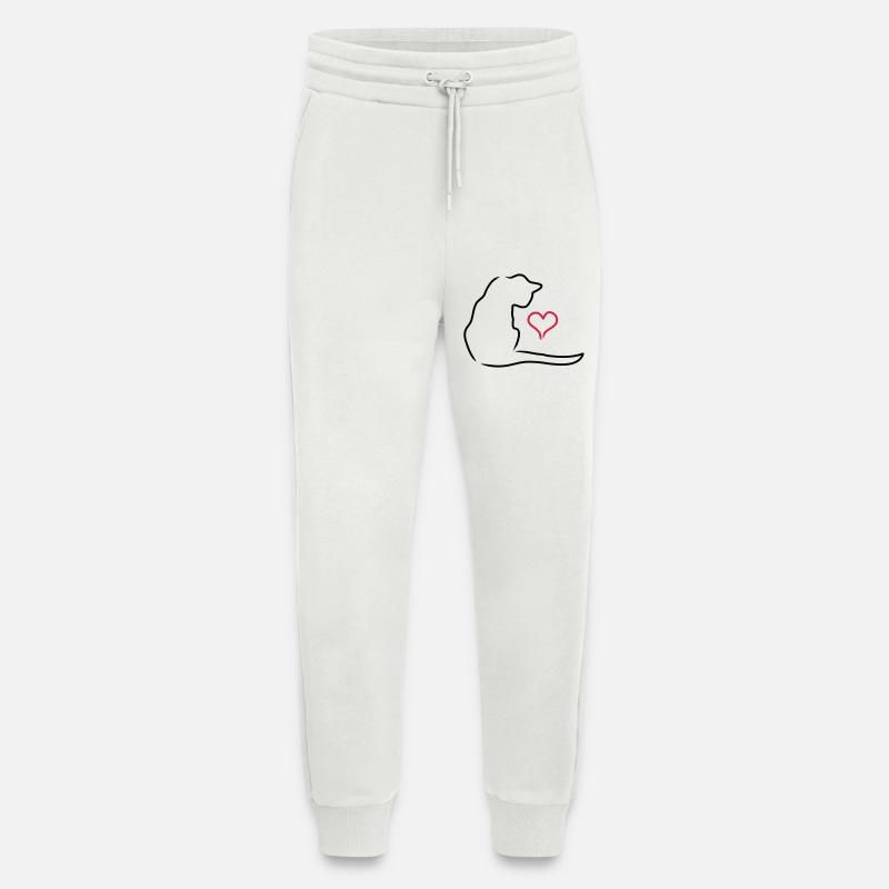 Katze - Jogginghose - made by SPREAD - OFF WHITE