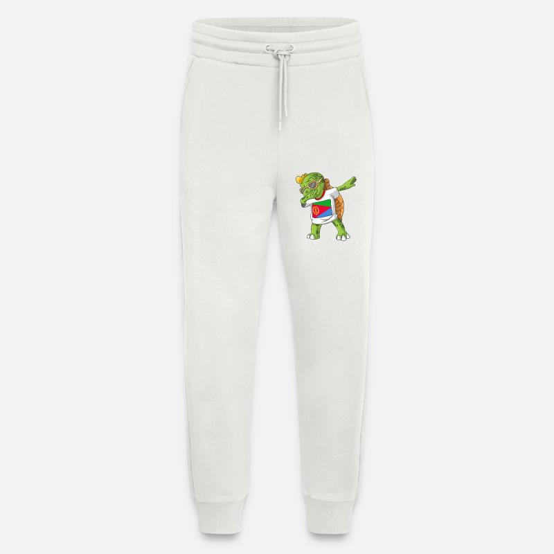 Eritrea Dabbing Schildkröte - Jogginghose - made by SPREAD - OFF WHITE