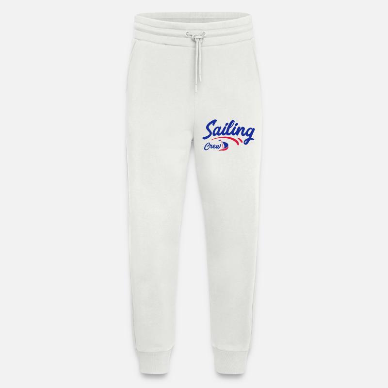 sailing - Jogging Pants - made by SPREAD  - OFF WHITE