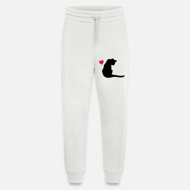 Katze - Jogginghose - made by SPREAD - OFF WHITE