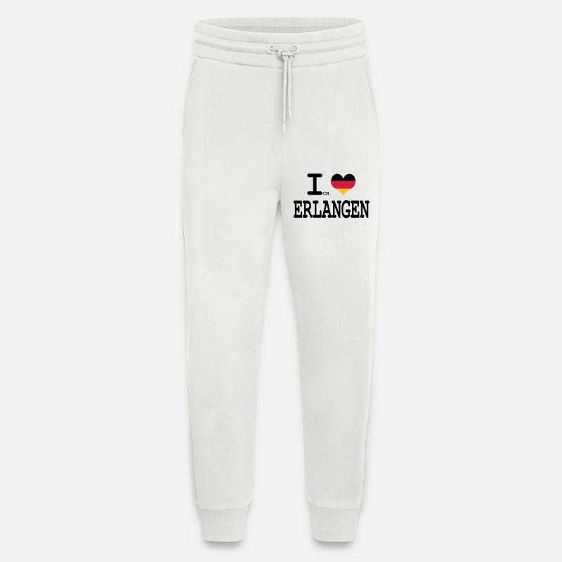 ich liebe erlangen - Jogginghose - made by SPREAD - OFF WHITE