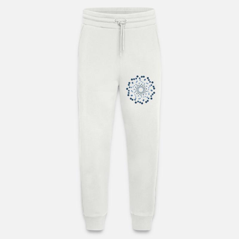 atom - Cellular three - Jogging Pants - made by SPREAD  - OFF WHITE