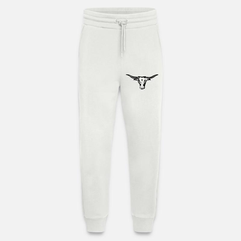 texas longhorn exit-shirt - Jogging Pants - made by SPREAD  - OFF WHITE