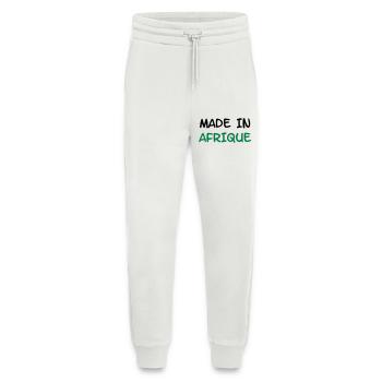 Made in AFRIQUE ! - Pantalon de jogging bio décontracté fabriqué en UE - OFF WHITE - Devant