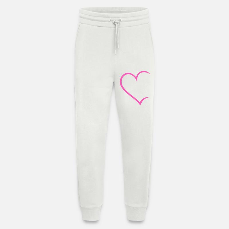 Herz offen - Jogginghose - made by SPREAD - OFF WHITE