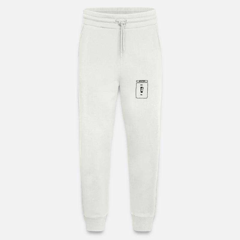 Light switch Emotion On Off - Jogging Pants - made by SPREAD  - OFF WHITE
