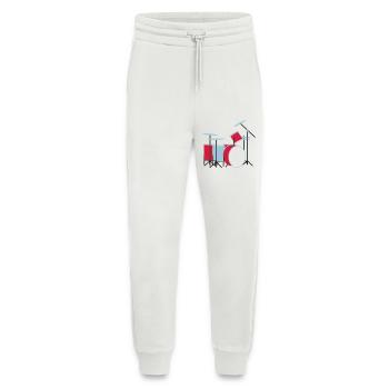 coloured_drums - Jogginghose - made by SPREAD - OFF WHITE - Vorne