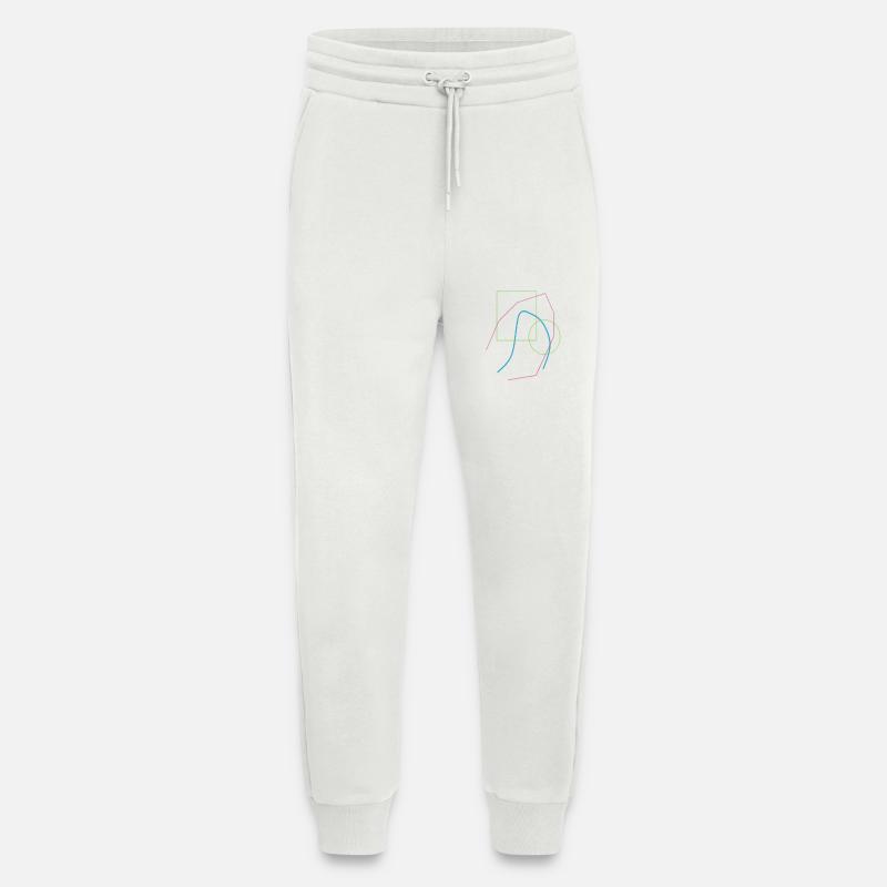 Patterns abstract - Jogging Pants - made by SPREAD  - OFF WHITE