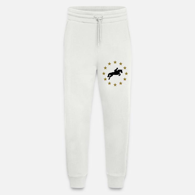 Springen Pferd & Sternen - Jogginghose - made by SPREAD - OFF WHITE