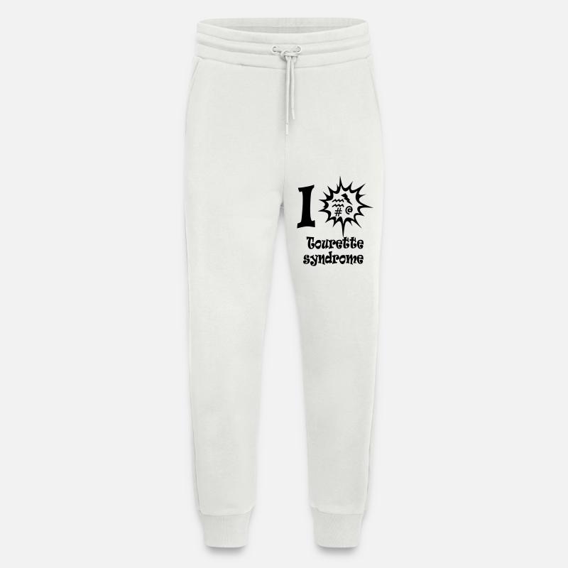 Tourette-Syndrom - Jogginghose - made by SPREAD - OFF WHITE