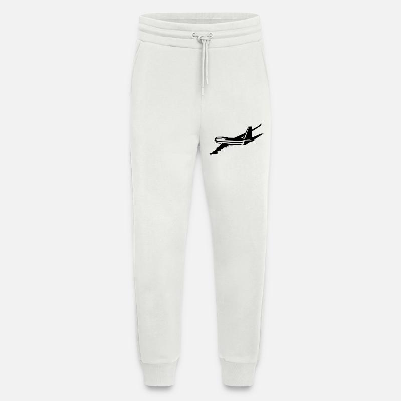 Passagierflugzeug - Jogginghose - made by SPREAD - OFF WHITE