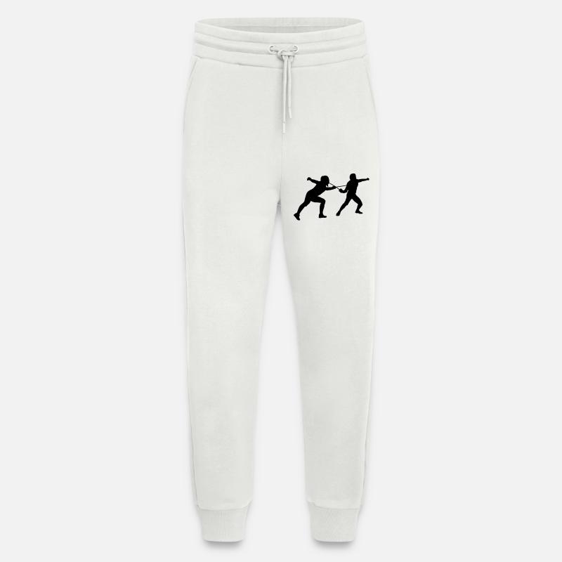 fechten - Jogging Pants - made by SPREAD  - OFF WHITE
