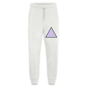 hipster triangle triangle shape - Jogging Pants - made by SPREAD  - OFF WHITE - Front