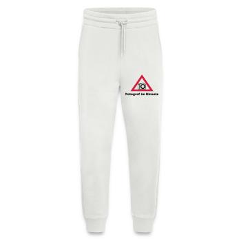 fotograf im Einsatz - Jogginghose - made by SPREAD - OFF WHITE - Vorne