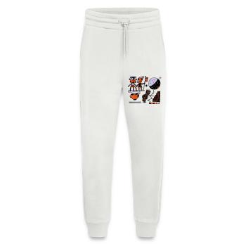 Mondraum-Charaktere: Kunterbunte Astronauten - Jogginghose - made by SPREAD - OFF WHITE - Vorne