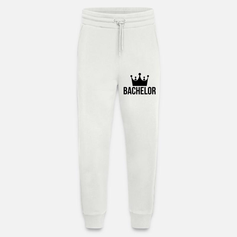 bachelor king Junggesellenabschied - Jogginghose - made by SPREAD - OFF WHITE