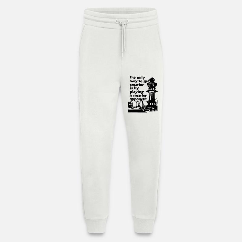 Chess chess player gift - Jogging Pants - made by SPREAD  - OFF WHITE