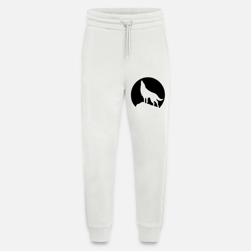 Wolf - Mond - Jogginghose - made by SPREAD - OFF WHITE