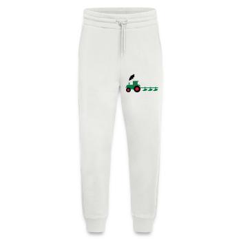 traktor trecker pflug - Jogginghose - made by SPREAD - OFF WHITE - Vorne