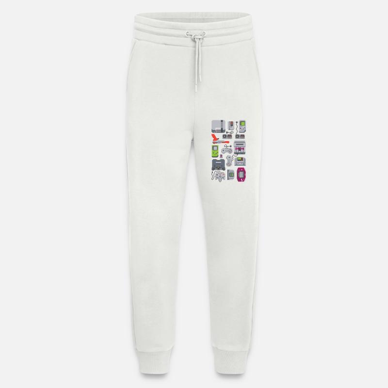 Retrogaming-Konsolen - Jogginghose - made by SPREAD - OFF WHITE