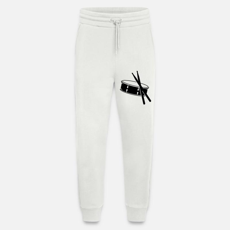 Trommel und Sticks - Jogginghose - made by SPREAD - OFF WHITE
