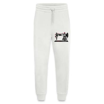 An antique sewing machine - Jogging Pants - made by SPREAD  - OFF WHITE - Front