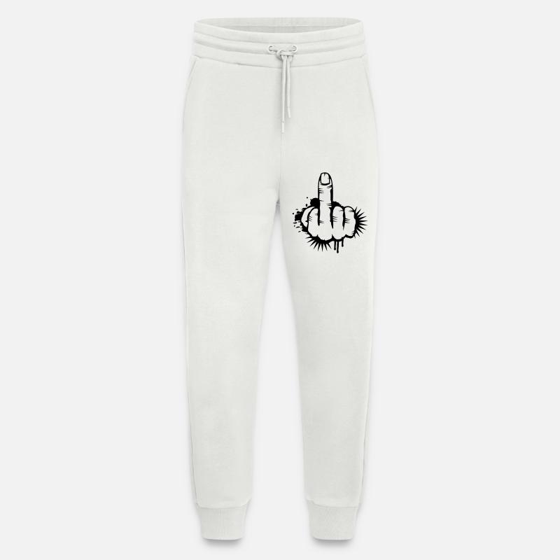 Mittelfinger Graffiti - Jogginghose - made by SPREAD - OFF WHITE