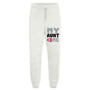 My aunt loves me - Jogging Pants - made by SPREAD  - OFF WHITE - Front