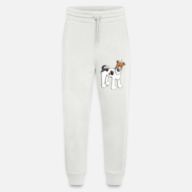 Foxterrier - Fox Terrier - Hund - Jogginghose - made by SPREAD - OFF WHITE