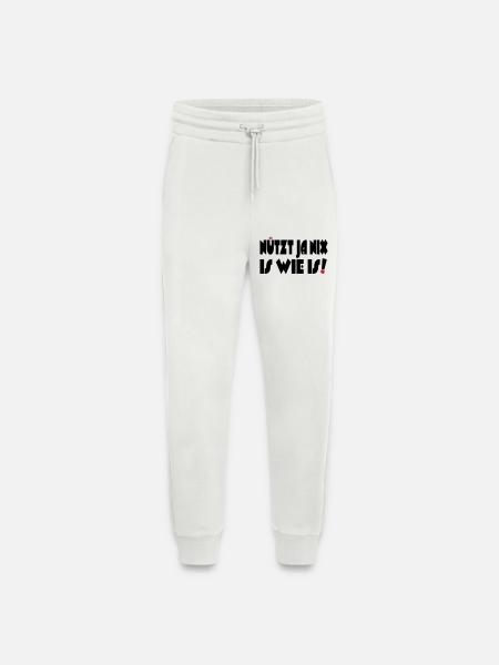 Nützt ja nix, Is wie Is - Jogginghose - made by SPREAD - OFF WHITE
