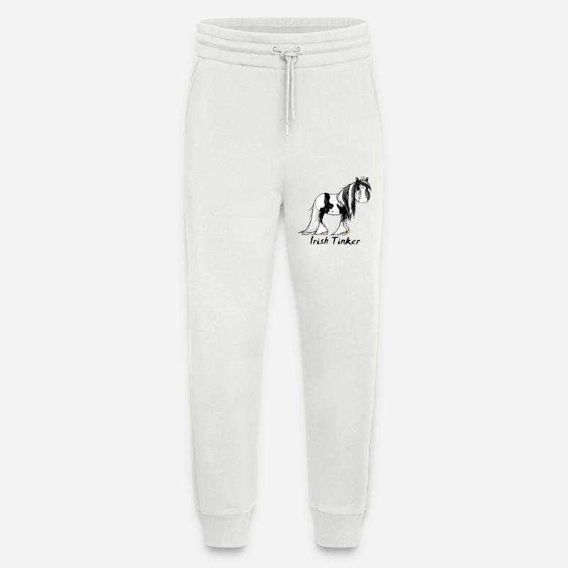 Pfiffiger Irish Tinker - Gypsy Cob - Jogginghose - made by SPREAD - OFF WHITE
