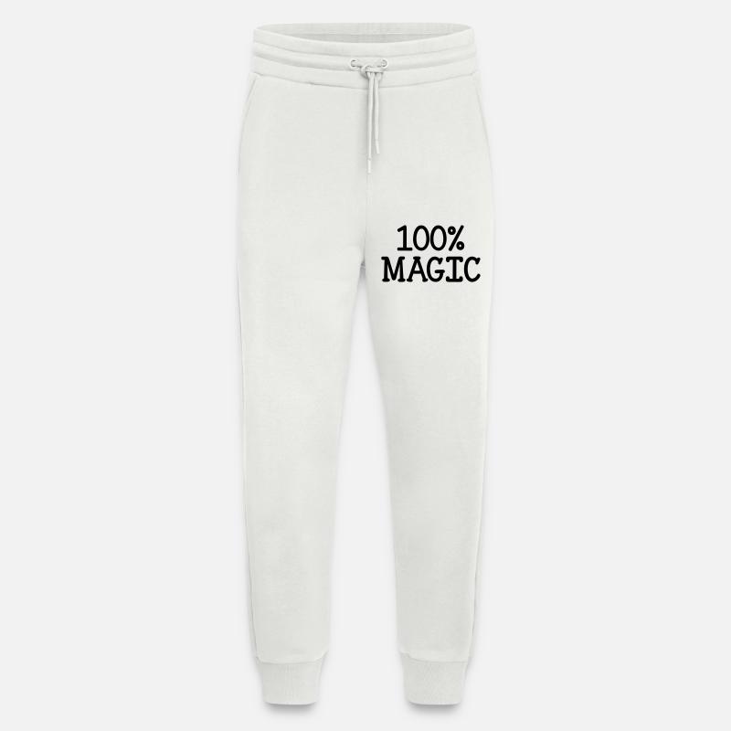 100% Magic - Jogging Pants - made by SPREAD  - OFF WHITE