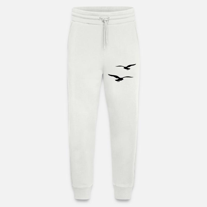 fliegende moewen vogel urlaub - Jogginghose - made by SPREAD - OFF WHITE
