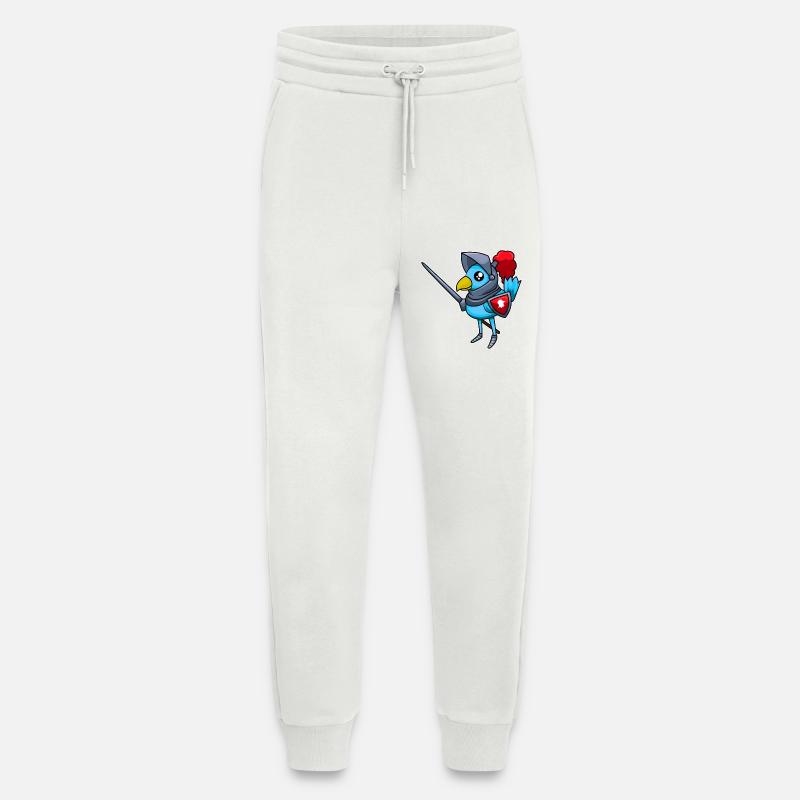 Knightly bird knight - design - Jogging Pants - made by SPREAD - OFF WHITE
