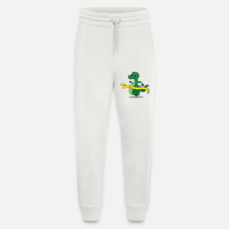 Marathon-Krokodil - Jogginghose - made by SPREAD - OFF WHITE