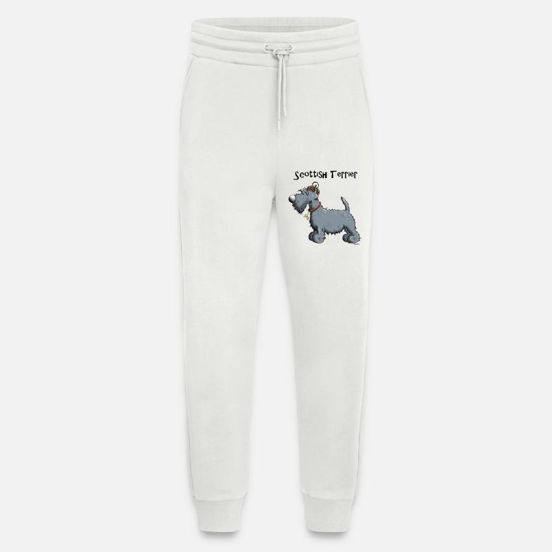 Silvius der Scottish Terrier - Jogginghose - made by SPREAD - OFF WHITE