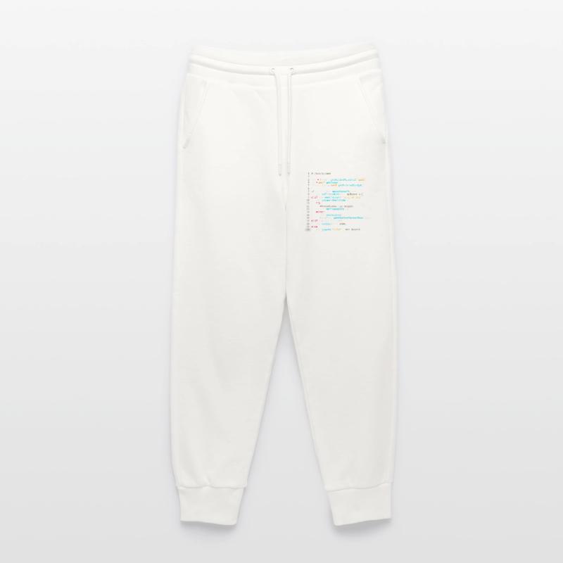 Être amis avec les programmeurs (en Python) Pantalon de jogging bio décontracté fabriqué en UE