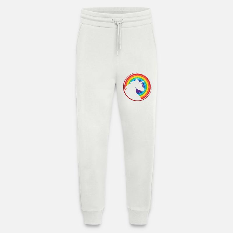Einhorn - Bunt - Regenbogen - Jogginghose - made by SPREAD - OFF WHITE