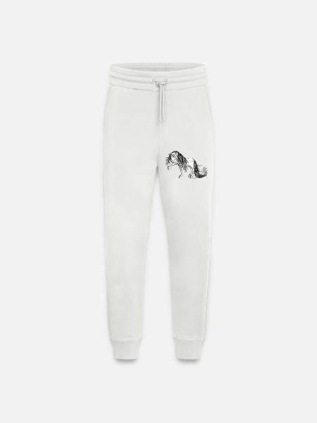 Andalusian Horse - Jogging Pants - made by SPREAD  - OFF WHITE