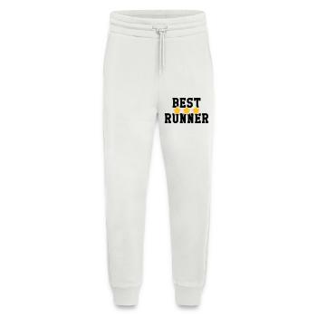 Course à Pied / Running / Jogging / Coureur - Pantalon de jogging bio décontracté fabriqué en UE - OFF WHITE - Devant