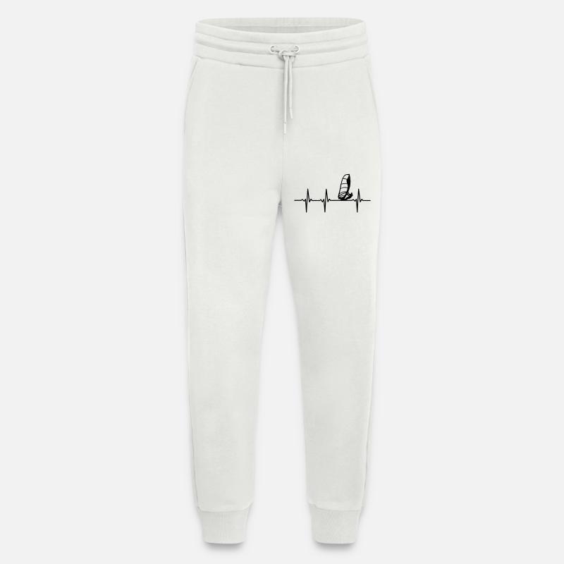 Windsurfer EKG - Jogginghose - made by SPREAD - OFF WHITE