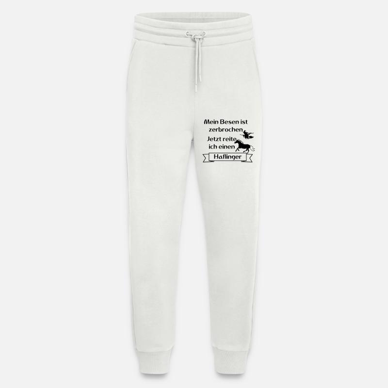 Mein Besen ist zerbrochen - Haflinger - Jogginghose - made by SPREAD - OFF WHITE