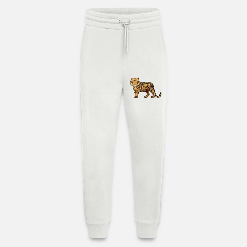 A tiger - Jogging Pants - made by SPREAD - OFF WHITE