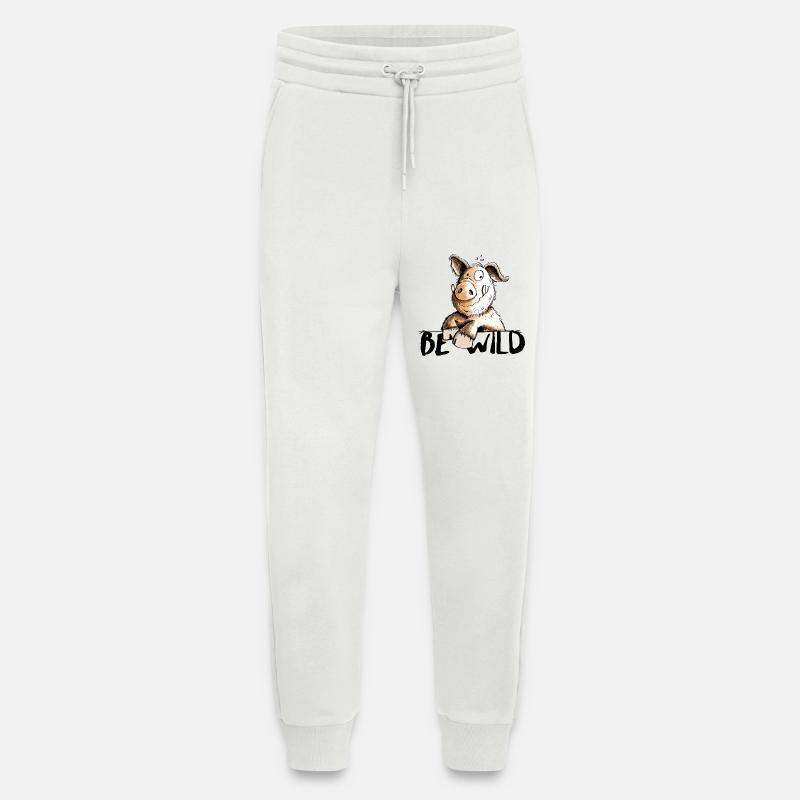 Be Wild Eber - Schwein - Keiler - Jogginghose - made by SPREAD - OFF WHITE