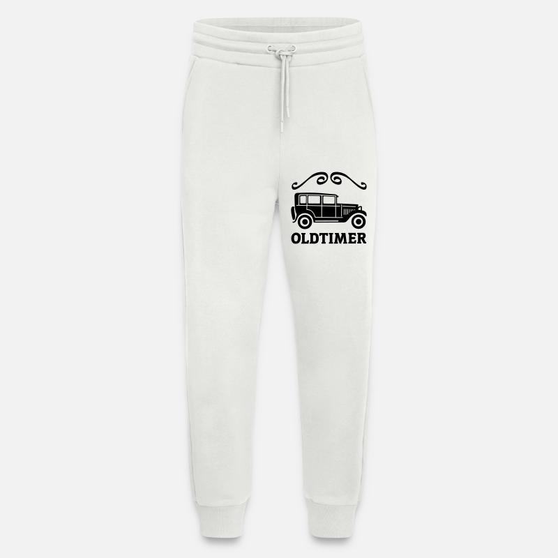 auto oldtimer antik - Jogginghose - made by SPREAD - OFF WHITE