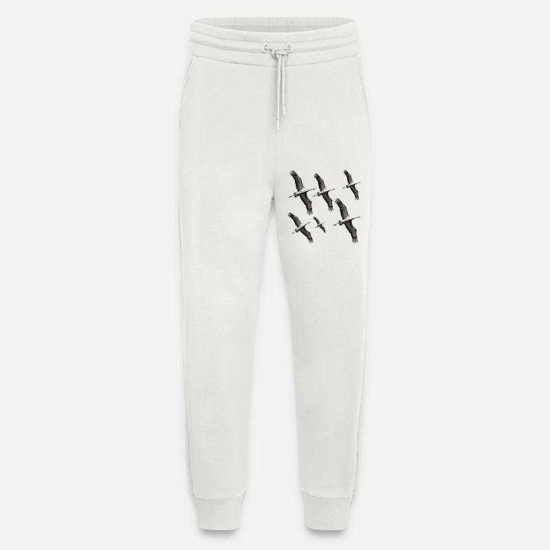 Vogelzug Kraniche - Jogginghose - made by SPREAD - OFF WHITE