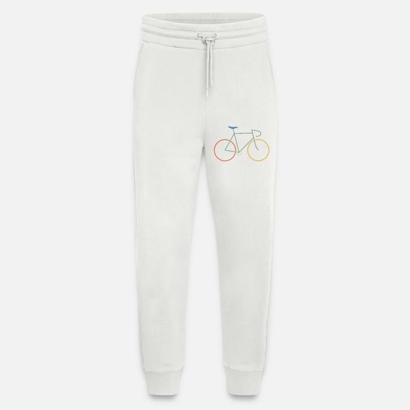 Rennrad bunt - Jogginghose - made by SPREAD - OFF WHITE