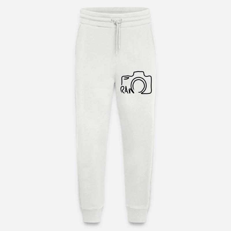 Kamera Linienform Strichzeichnung - Jogginghose - made by SPREAD - OFF WHITE