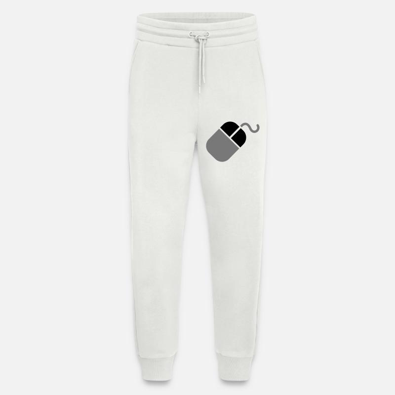 Mouse PC computer - Jogging Pants - made by SPREAD  - OFF WHITE